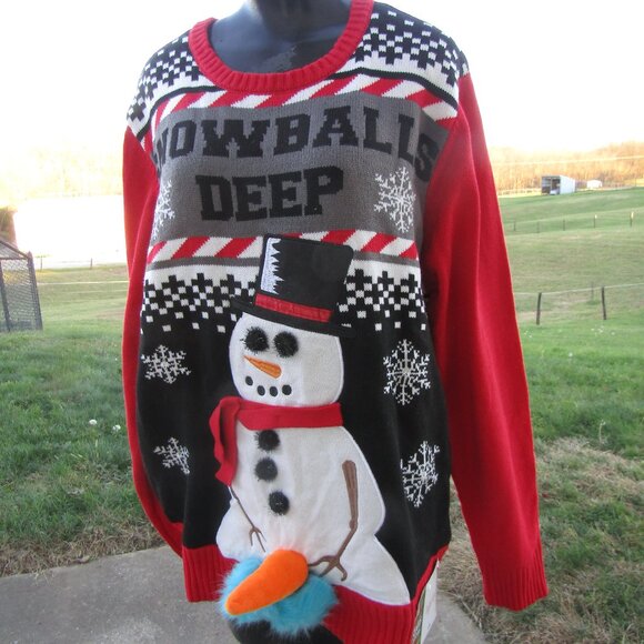 funny christmas sweaters xlarge - Picture 1 of 4
